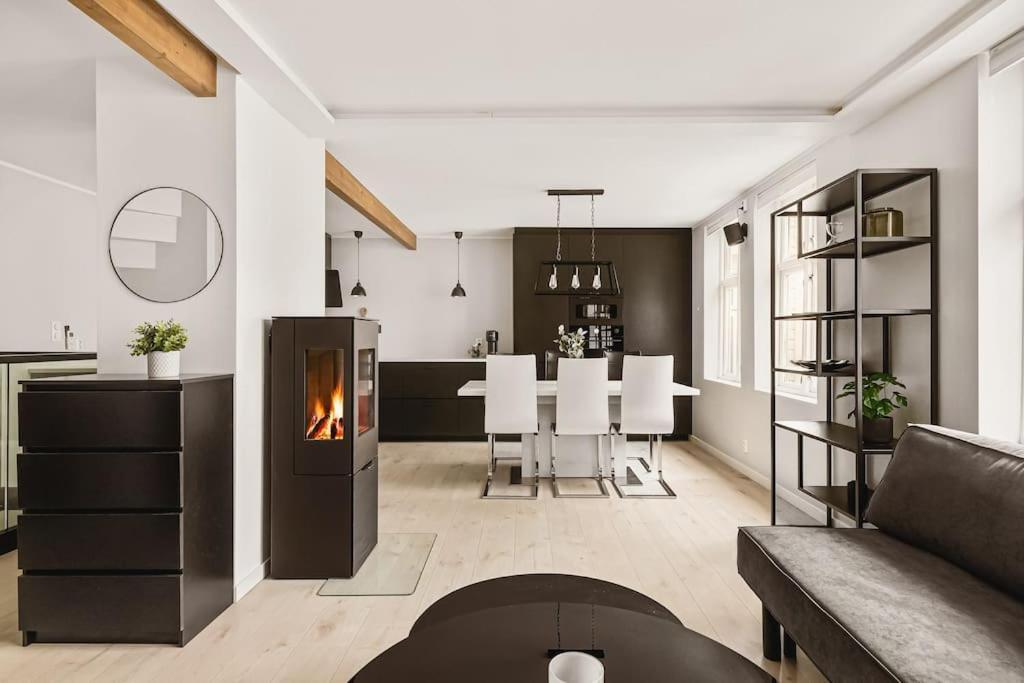Dinbnb Apartments I Luxury Feel 100M From Bryggen Bergen Esterno foto